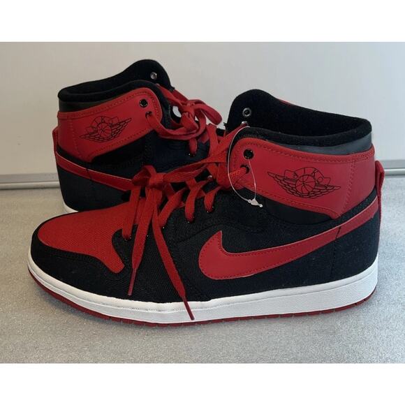 Air Jordan 1 Retro AJKO Hi KO Bred Black Varsity Red White 2012 402297-001 sz 10 main image 6